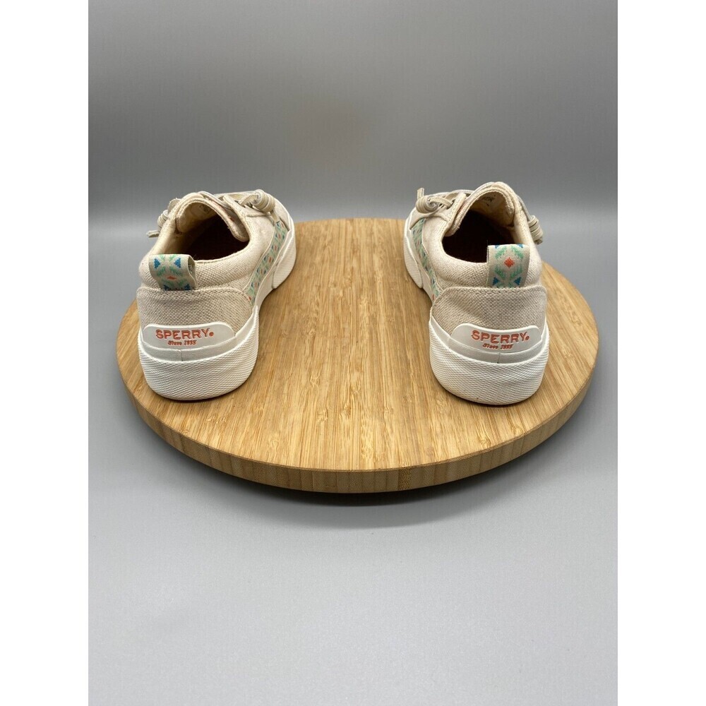 SPERRY Shoes Beige Casual Sneakers Southwestern Aztec STS87010 Womens Size 6 - Picture 4 of 12
